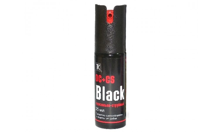 Баллончик газовый Black (25 мл. аэрозольно-струйный )