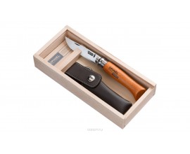 Нож Opinel n° 8 углеродистая сталь в деревянной коробке