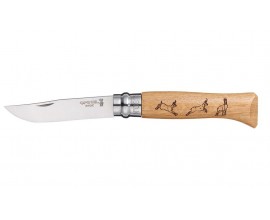 Нож Opinel серии Animalia N°8 рисунок - Серна