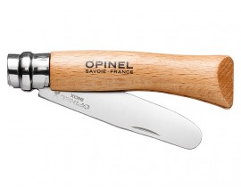 Нож Opinel N°07 нержавеющая сталь с закругленным лезвием 