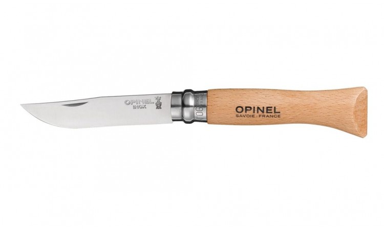 Нож Opinel n° 6 inox, нержавеющая сталь 