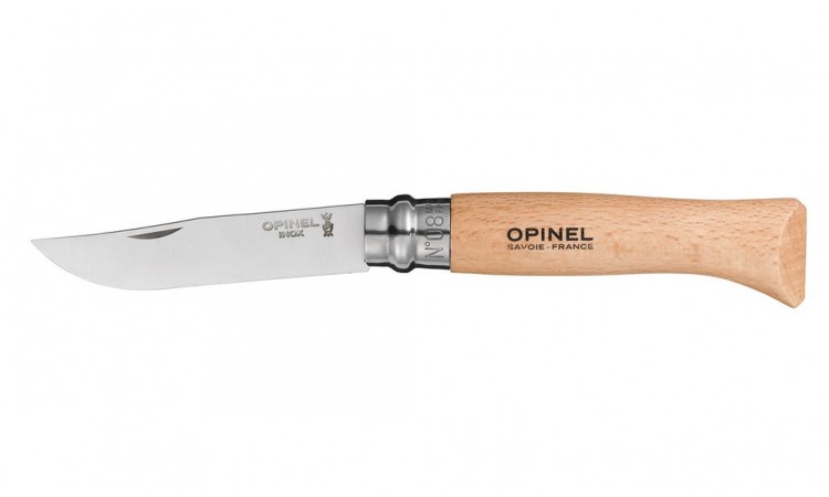Нож Opinel n° 8 inox, нержавеющая сталь 